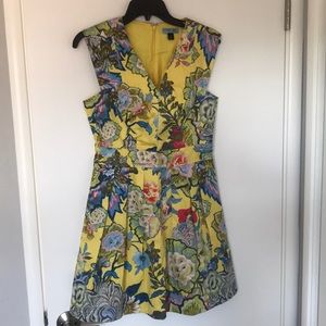 Fun bright floral dress